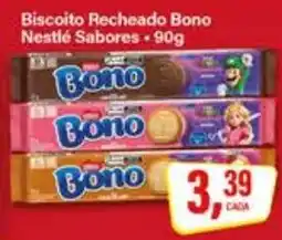 Rede Supermarket Biscoito Recheado Bono Nestlé Sabores oferta