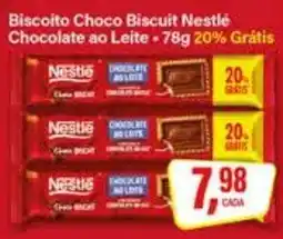 Rede Supermarket Biscoito Choco Biscuit Nestlé oferta