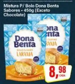 Rede Supermarket Mistura p/ bolo dona benta sabores oferta