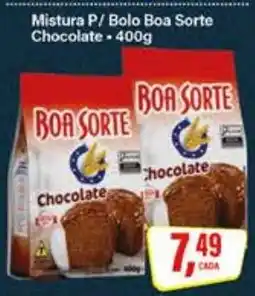 Rede Supermarket Mistura p/ bolo boa sorte chocolate oferta