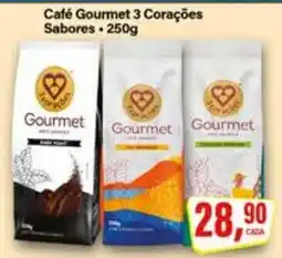Rede Supermarket Café Gourmet 3 Corações Sabores oferta