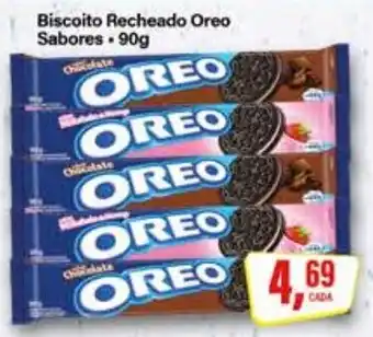 Rede Supermarket Biscoito Recheado Oreo Sabores oferta