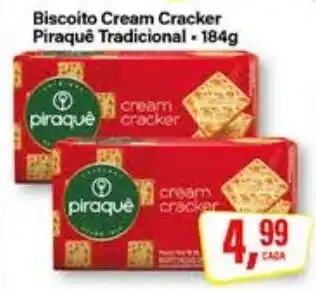 Rede Supermarket Biscoito cream cracker oferta