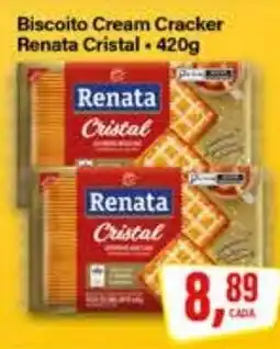 Rede Supermarket Biscoito cream cracker renata cristal oferta