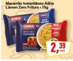 Rede Supermarket Macarrão instantâneo adria lâmen zero fritura oferta
