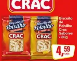 Rede Supermarket Biscoito de Polvilho Crac Sabores oferta
