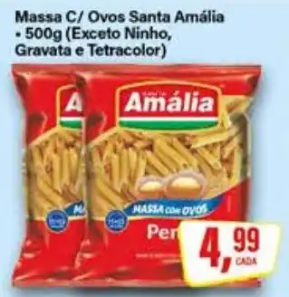 Rede Supermarket Massa c/ ovos santa amália oferta