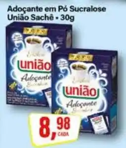 Rede Supermarket Adoçante em Pó Sucralose União Sachê oferta