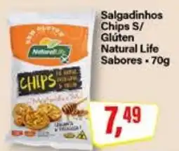 Rede Supermarket Salgadinhos Chips S/ Glúten Natural Life Sabores oferta