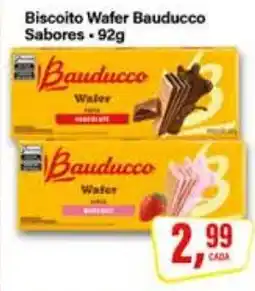 Rede Supermarket Biscoito Wafer Bauducco Sabores oferta