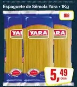 Rede Supermarket Espaguete de Sêmola Yara oferta