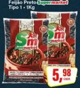 Rede Supermarket Feijão Preto Supermarket oferta