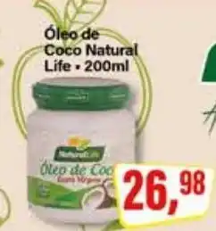 Rede Supermarket Óleo de Coco Natural Life oferta