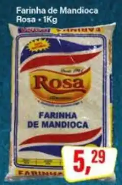 Rede Supermarket Farinha de Mandioca Rosa oferta
