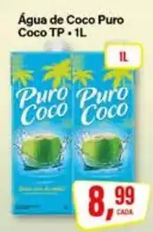 Rede Supermarket Água de Coco Puro Coco TP oferta