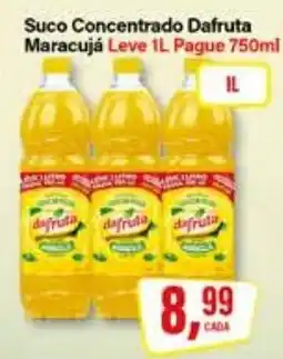 Rede Supermarket Suco Concentrado Dafruta Maracujá oferta