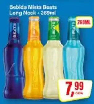 Rede Supermarket Bebida Mista Beats Long Neck oferta