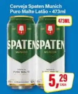 Rede Supermarket Cerveja Spaten Munich Puro Malte Latino oferta