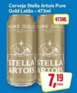 Rede Supermarket Cerveja Stella Artois Pure Gold Latão oferta