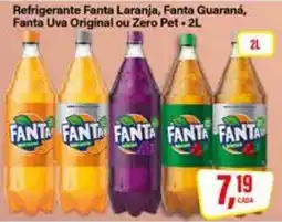 Rede Supermarket Refrigerante Fanta Laranja, Fanta Guaraná, Fanta Uva Original ou Zero Pet oferta