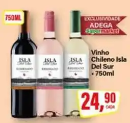 Rede Supermarket Vinho chileno isla del sur oferta