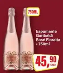 Rede Supermarket Espumante Garibaldi Rosé Floratta oferta