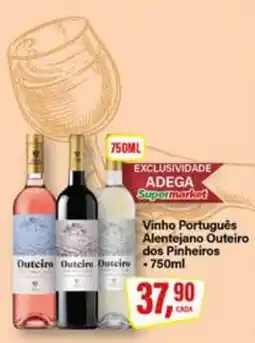 Rede Supermarket Vinho Português Alentejano Outeiro dos Pinheiros oferta