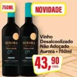 Rede Supermarket Vinho Desalcoolizado Não Adoçado Aurora oferta