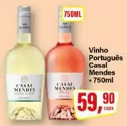 Rede Supermarket Vinho Português Casal Mendes oferta