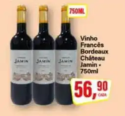 Rede Supermarket Vinho francês bordeaux château jamin oferta