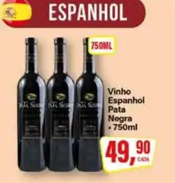 Rede Supermarket Vinho Espanhol Pata Negra oferta
