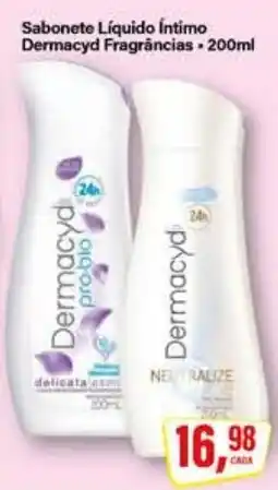 Rede Supermarket Sabonete Líquido Íntimo Dermacyd Fragrâncias oferta