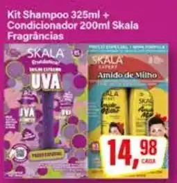 Rede Supermarket Kit Shampoo 325ml + Condicionador 200ml Skala Fragrâncias oferta