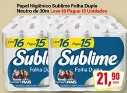 Rede Supermarket Papel Higiênico Sublime Folha Dupla oferta