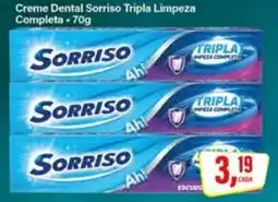 Rede Supermarket Creme Dental Sorriso Tripla Limpeza Completa oferta
