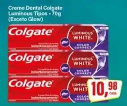 Rede Supermarket Creme Dental Colgate Luminous Tipos oferta