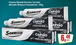 Rede Supermarket Creme Dental Sorriso Carvão Ativado Branco Irresistível oferta