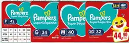 Rede Supermarket Pampers supersequinha oferta