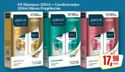 Rede Supermarket Kit Shampoo 325ml + Condicionador 200ml Above Fragrâncias oferta