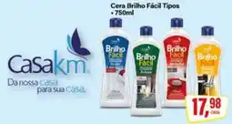 Rede Supermarket Cera Brilho Fácil Tipos oferta