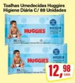 Rede Supermarket Toalhas Umedecidas Huggies Higiene Diária oferta