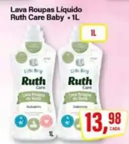 Rede Supermarket Lava Roupas Líquido Ruth Care Baby oferta