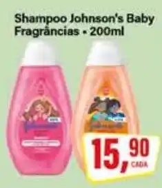 Rede Supermarket Shampoo Johnson's Baby Fragrâncias oferta