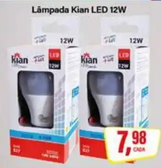 Rede Supermarket Lâmpada Kian LED 12W oferta