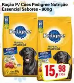 Rede Supermarket Ração P/ Cães Pedigree Nutrição Essencial Sabores oferta