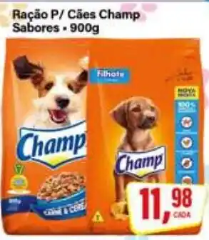Rede Supermarket Ração P/ Cães Champ Sabores oferta