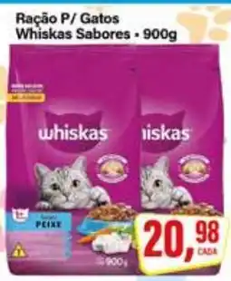 Rede Supermarket Ração P/ Gatos Whiskas Sabores oferta