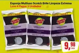 Rede Supermarket Esponja Multiuso Scotch Brite Limpeza Extrema oferta