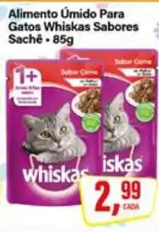 Rede Supermarket Alimento Úmido Para Gatos Whiskas Sabores oferta