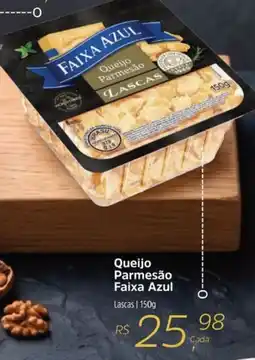 Novo Atacarejo Queijo Parmesão Faixa Azul oferta